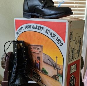 Justin leather boots